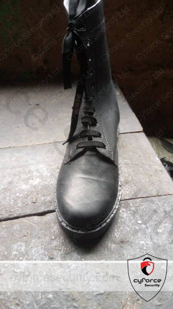 Military /Security  Protective And Safety Shoe - Black